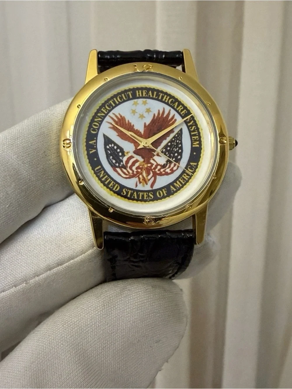 Vintage Image Watches VA Connecticut Healthcare System Quartz Watch 34.4mm